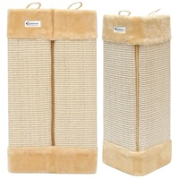 eyepower Kratzbrett Kratzbrett 50x23cm SISAL Kantenkratzschutz Matte, für Innen- und Außenecken beige