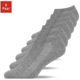 SNOCKS Sneakersocken 6 Paare Grau L