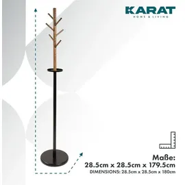 Karat Garderobenständer William Schwarz