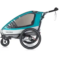 Qeridoo Fahrradanhänger Regenverdeck Sportrex1 2019
