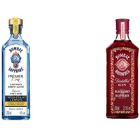 Bombay Sapphire Premier Cru London Dry Gin, Murcian Lemon, 700ml & Bombay Bramble Blackberry and Raspberry Flavoured Gin, 70 cl