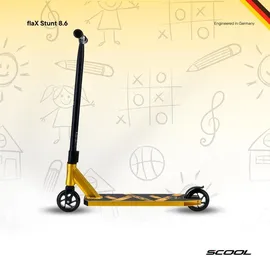 S'cool Stuntscooter flaX 8.6 Stunt Gold– Modell 2025 - Gelb