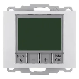 Berker Temperaturregler 20447103 alu