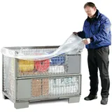 OEM Seitenfaltensack HD-PE naturtrüb 25 μm B1300+950xL1850mm,