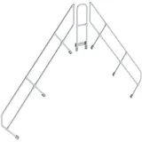 MUNK Zweiter Handlauf 10 Stufen 45° Aluminium