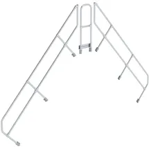 MUNK Zweiter Handlauf 10 Stufen 45° Aluminium