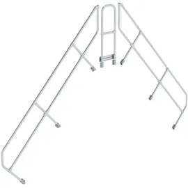 MUNK Zweiter Handlauf 10 Stufen 45° Aluminium