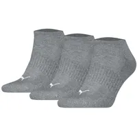 Puma 3P Cushioned Ankle Sock Grau 39/42