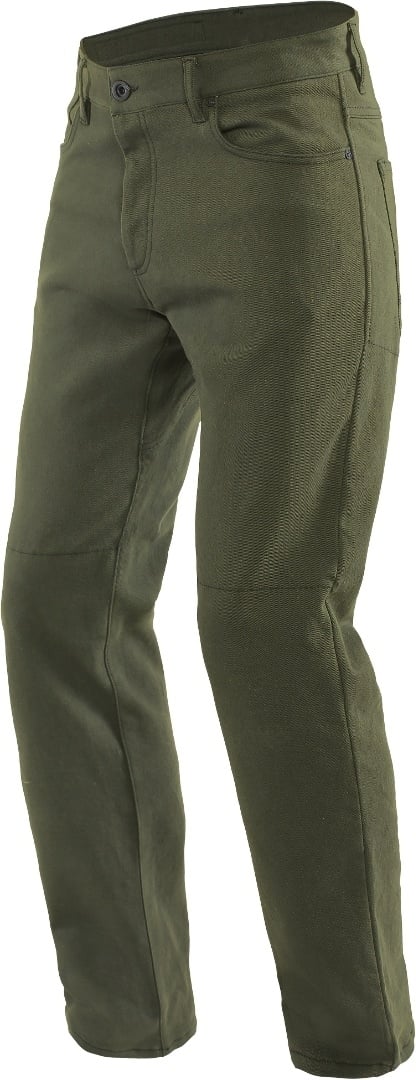 Dainese Casual Regular Motorfiets textiel broek, groen, 40 Voorman