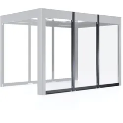 SunElements Wandelement SunCover Infinity 6mm Acrylglas klar 3m Acrylglas 6 mm (klar)