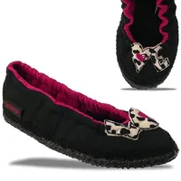 Giesswein LUCCA Ballerina Hausschuhe "Love" (Fällt 2 Nummern kleiner aus) schwarz Gr. 31-42 EUR 33
