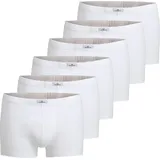 Götzburg Boxershorts unifarben weiß 5 6er Pack