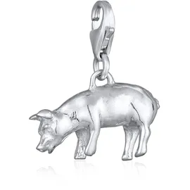 Nenalina Charm Anhänger Schwein Silber 925