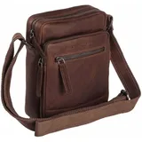 The Chesterfield Brand Wax Pull Up Umhängetasche Leder 17 cm braun