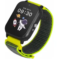 Garett Kids Tech 4G BT 140 mm Kunststoffgehäuse Grün Klettverschluss Grün M