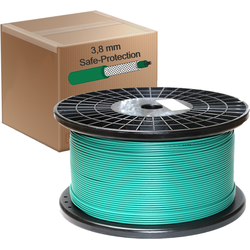 Einhell Freelexo ® kompatibles Sicherheits Kabel + XTREME SAFE-PROTECTION Ummantelung - Mähroboter Begrenzung Schutz Draht - Kabelrolle - Ø3,8mm, Länge: 500m