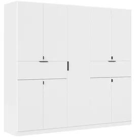 Rauch Drehtürenschrank Ticao 226 x 210 x 54 cm Weiß