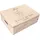 Creative Deco Holzkiste Taufe Geschenk für Mädchen Junge, Natur 40 x 30 x 14 cm