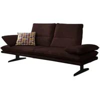 W.SCHILLIG 2-Sitzer broadway, Sitztiefenverstellung, Kopfteil- & Seitenteilverstellung, Breite 216cm braun