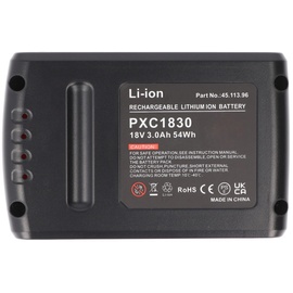 AccuCell Nachbau Akku als Ersatz- oder Zweitakku für den Einhell Akku ​Power X-Change 18V, 3000mAh, PXC1830