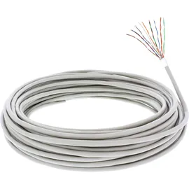 InLine InLine® Telefon-Kabel 16-adrig, 8x2x0,6mm, zum Verlegen, 25m Ring
