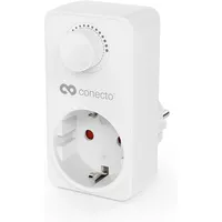 conecto Dimmer Steckdosendimmer Adapter mit Helligkeitsregler