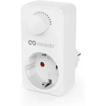 conecto Dimmer Steckdosendimmer Adapter mit Helligkeitsregler