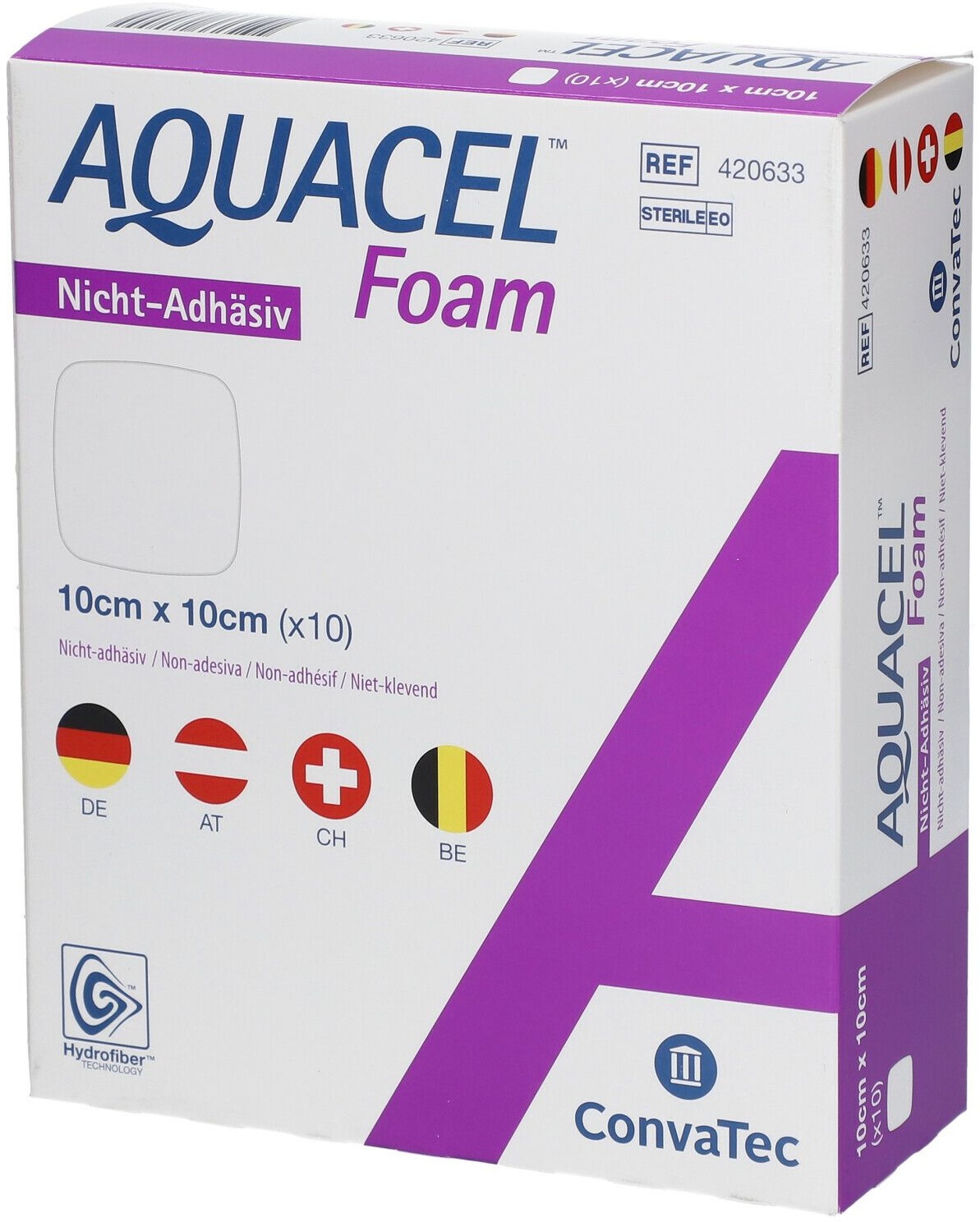 AquacelTM Foam Schaumverband 10x10 cm