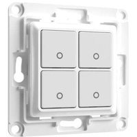 Shelly Wall Switch 4 Lichtschalter Kunststoff weiß, Unterputz, Wandschalter (WS4-WHITE)