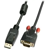 Lindy DisplayPort-auf-VGA Kabel 1,00 m Schwarz
