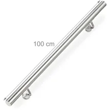 Relaxdays Handlauf, Edelstahl,