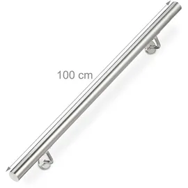 Relaxdays Handlauf, Edelstahl,