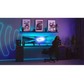 Twinkly LED-Lichterkette 10 m Schwarz