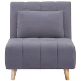 Vente-unique Schlafsessel Strevi Grau 78 cm