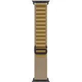 Apple Watch Ultra Alpine Loop 49 mm Mandel Titan Schwarz Large