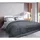 poyet motte made in france Poyet Motte Calgary Bettbezug Polyester Stahl/Silber, Polyester, Acier/Argent, 260x240x1 cm