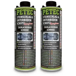 Petec Unterbodenschutz schwarz 2 St. 1 l
