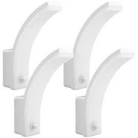 Maclean Brackets 4x LED-Wandlampe PIR-Bewegungsmelder Weiß 20W IP65 2000lm Neutralweiß