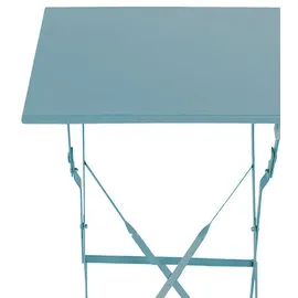 Mojawo - 3tlg Bistroset Gartenmöbelset Outdoormöbel Balkon Türkis klappbar