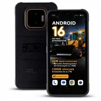 JCB Toughphone E50 6 GB RAM 128 GB Schwarz