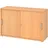 hjh OFFICE PRO HAMMERBACHER 1752S Schiebetürenschrank buche/buche 1 Fachboden