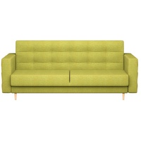 Siblo 2-Sitzer Modernes Zweisitzer Sofa Simone mit Schlaffunktion - Bettzeugbehälter - Zweisitziges Sofa grün