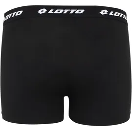 lotto Boxershorts schwarz S 3er Pack