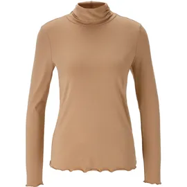 Aniston CASUAL Rollkragenshirt Braun 40