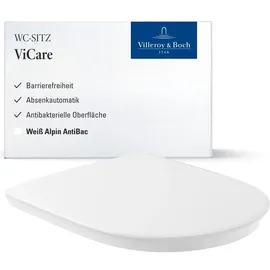 Villeroy & Boch O.novo WC-Sitz 9M67S1T1 Absenkautomatik QuickRelease Weiß Alpin
