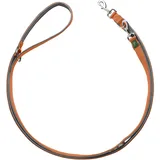 Hunter Verstellbare Führleine NEOPREN, Kupfer-grau, strapazierfähiges Nylon, 3-fache Verstellmöglichkeit, weiche Neoprenpolsterung, Optimal für Alltag und Training, Größe: 20-200