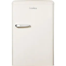 Amica KS 15615 B Retro-Kühlschrank (108 l, 860 mm hoch, Beige)