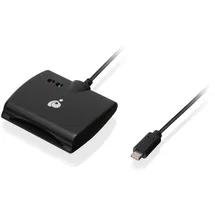 IOGEAR USB-C Common Access CAC Smartcard-Leser – DOD – Regierung – Gesundheitswesen – TAA-konform – Unterstützung für V7.x n V8 USAccess Personal Identity Verification (PIV) – Mac OS – Win – Linux –
