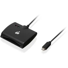 IOGEAR USB-C Common Access CAC Smartcard-Leser – DOD – Regierung – Gesundheitswesen – TAA-konform – Unterstützung für V7.x n V8 USAccess Personal Identity Verification (PIV) – Mac OS – Win – Linux –