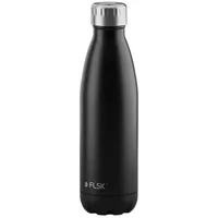 FLSK Isolier-Trinkflasche aus Edelstahl Black 0,5